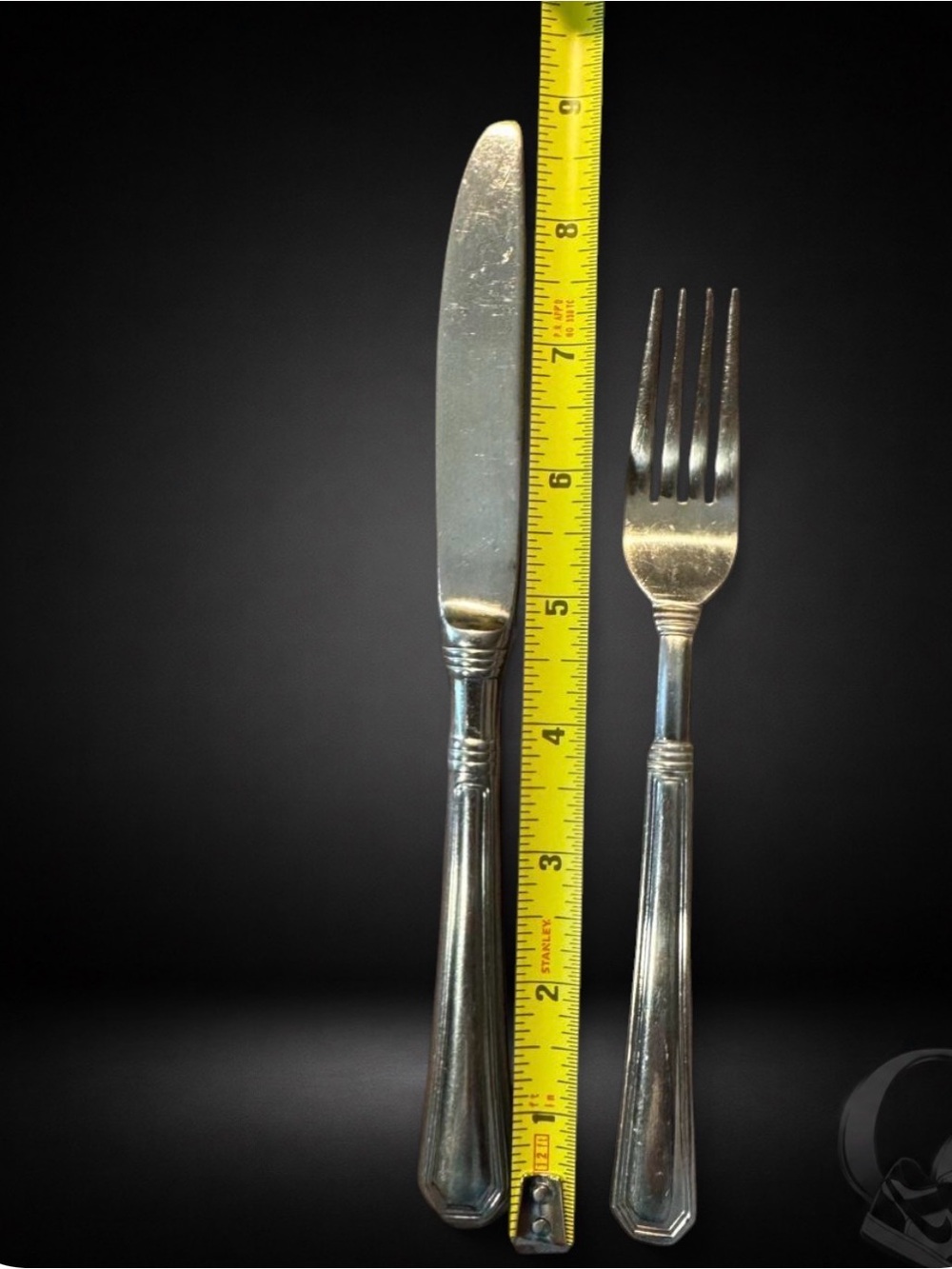 Pfaltzgraff Kenilworth Stainless Dinner Fork Knife 2 Pc Replacement Flatware
